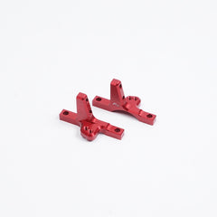 WildFireD10Front Upper Bulkhead Set (FR+FL) Red D0277