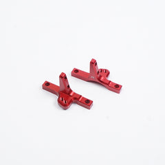 WildFireD10 Rear Upper Bulkhead Set (RR+RL) Red D0278